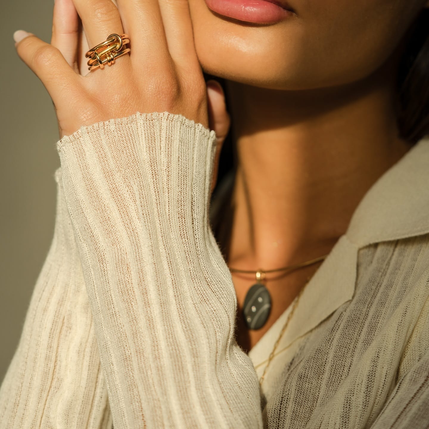 PERFRCT PAIRING: Effortless with a touch of edge, featuring Spinelli Kilcollin and CVC Stones. Shop now at #AUBADEJEWELRY